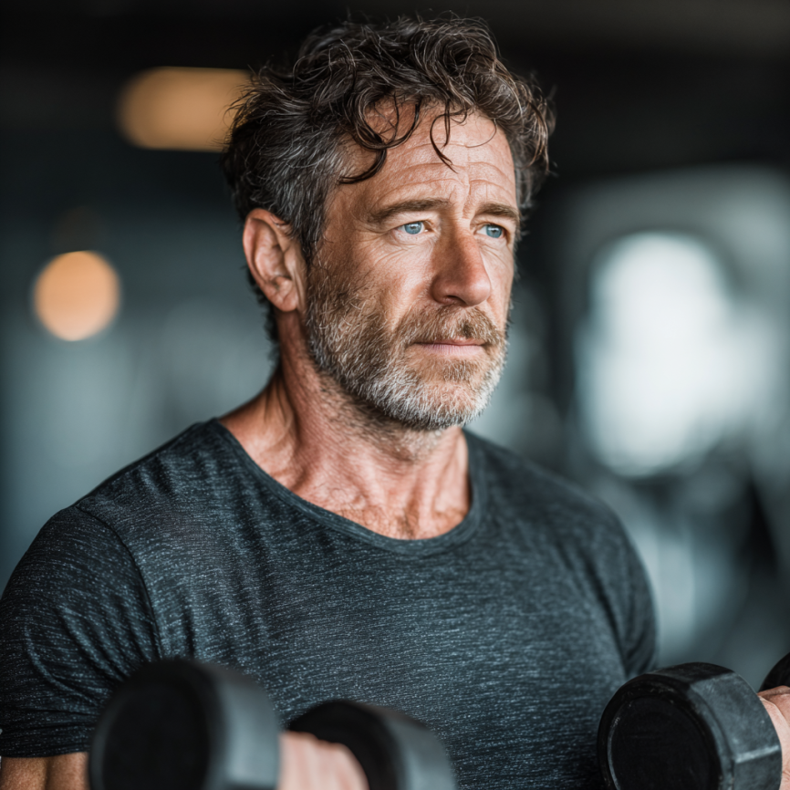 Seniori făcând exerciții de fitness